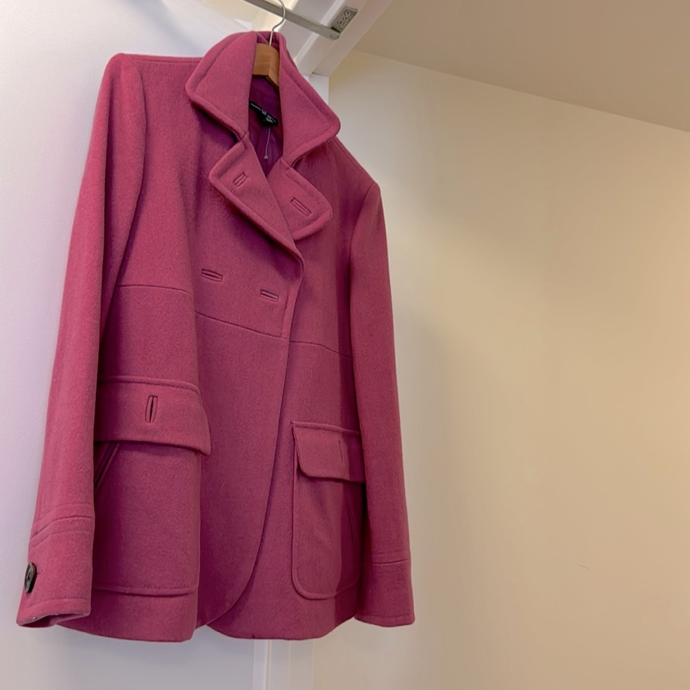 Pink 100 percent wool jacket